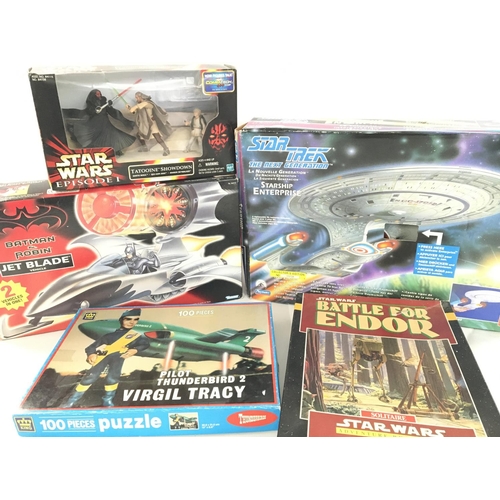 90 - A Box Containing a Collection of Boxed Toys including a Boxed Star Wars Tatooine Showdown. A Star Tr... 