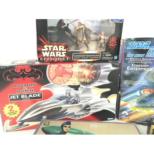 90 - A Box Containing a Collection of Boxed Toys including a Boxed Star Wars Tatooine Showdown. A Star Tr... 