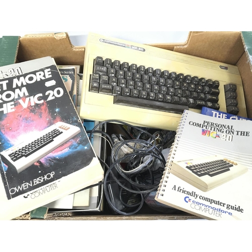 908 - A Commodore VIC 20 plus Accessories and Games.(2).