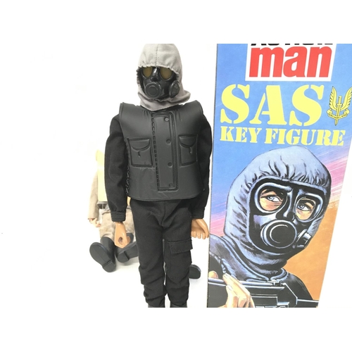 921 - A Collection of 3 Action Men Including a Boxed 40th S.A.S. Figure.