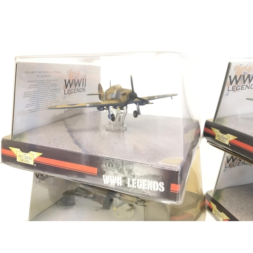 926 - 4 Boxed Corgi WWII Legends 1:72 Scale. Including #s AA35701. AA32105. AA 35201 and AA32009.