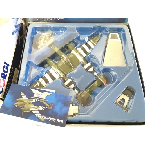 941 - 2 X Boxed Corgi Aviation Archive Diecast Models. A Dornier Do17Z-1 #AA38805 and a P-38J. #US36603 Bo... 