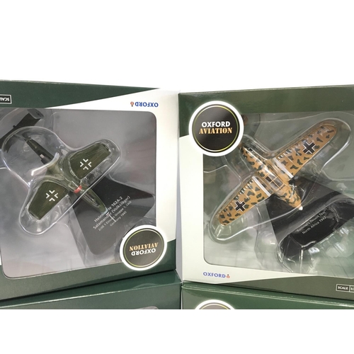 943 - 4 X Boxed Oxford Diecast Aviation Models 1:72 Scale. (4).