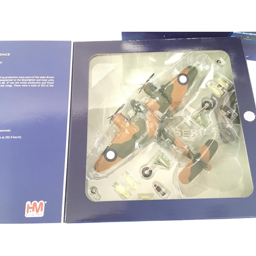 948 - 2 X Boxed Hobby Masters Diecast Aircraft. Both Bristol Beaufighters. #S HA2314 and HA2313. 1:72 Scal... 