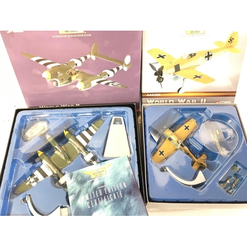 949 - 4 X Boxed Corgi Aviation Archive Diecast Models all 1:72 Scale. A Hawker Audax #AA39603. A Fairey Sw... 