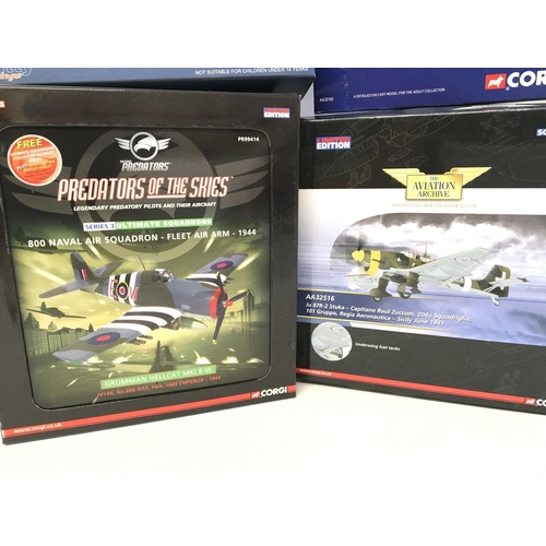 971 - 4 x Boxed 1:72 Scale Diecast Aircraft. Including Witty Wings And Corgi.(4).