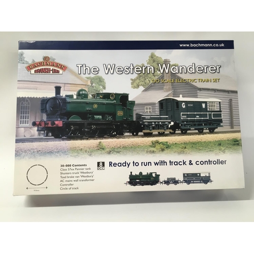 980 - Boxed Bachmann 00 gauge train set..The Western Wanderer. (Appears unused)