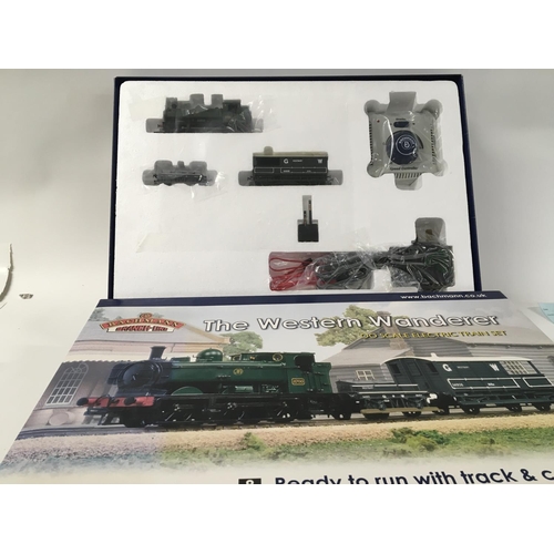 980 - Boxed Bachmann 00 gauge train set..The Western Wanderer. (Appears unused)