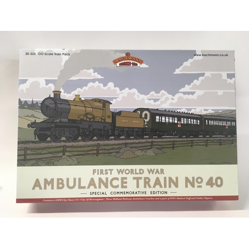 981 - Boxed Bachmann First World War Ambulance Train Set No.40 Appears unused with certificate of authenti... 