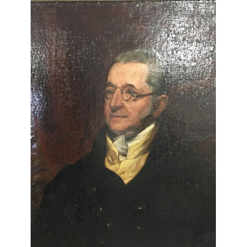 86 - An Early 19th century oil painting on canvas portrait of Henry Lee 1753-1832 unsigned and unattribut... 