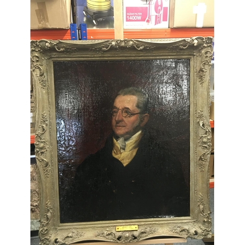 86 - An Early 19th century oil painting on canvas portrait of Henry Lee 1753-1832 unsigned and unattribut... 