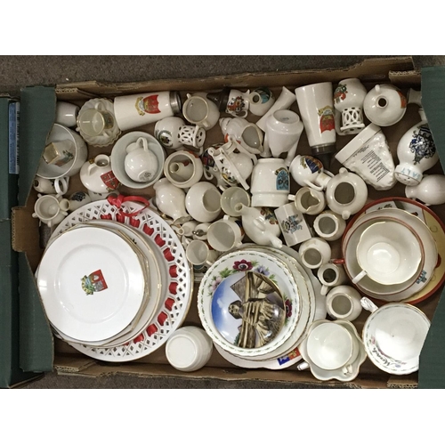 1181 - A collection of Goss crested china other crested china and plates etc. NO RESERVE