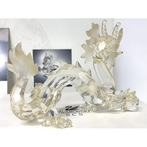 1208 - Boxed Swarovski 1997 Annual Edition dragon. No signs of obvious damage/restoration