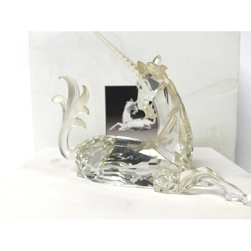 1209 - Boxed 1996 Annual Edition Swarovski unicorn. Postage cat D No signs of obvious damage/restoration