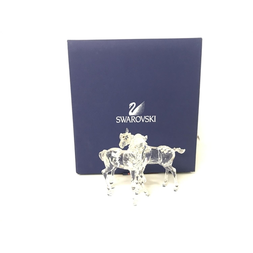 1215 - Boxed Swarovski Foals figurine, postage cat D no signs of obvious damage/ restoration