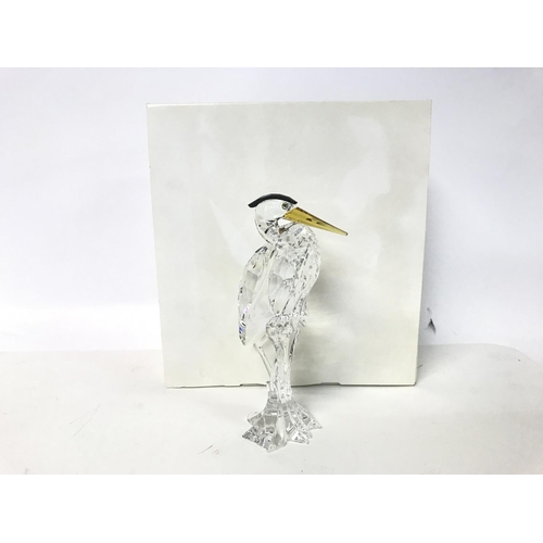 1218 - Boxed Swarovski heron, postage cat D no signs of obvious damage/ restoration