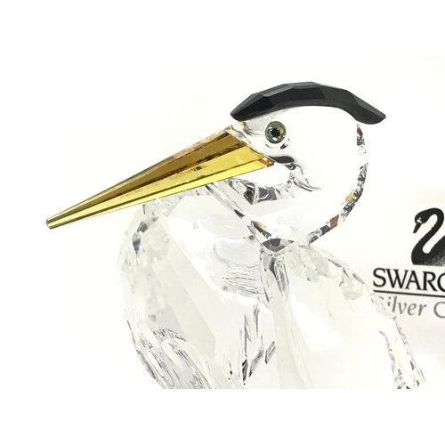 1218 - Boxed Swarovski heron, postage cat D no signs of obvious damage/ restoration