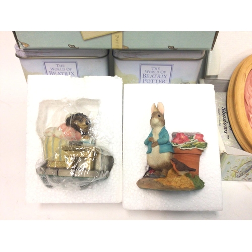 1305 - Assorted collection of Beatrix Potter items made by Border fine arts. All items in good condition.