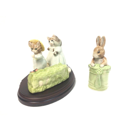 1308 - Two John Beswick Royal Doulton Beatrix Potter figures. No damage observed.