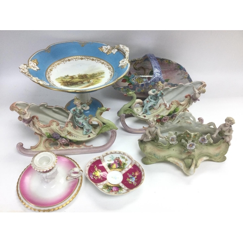 1406 - A collection of mainly Victorian and later ceramic figures. Shipping category D.