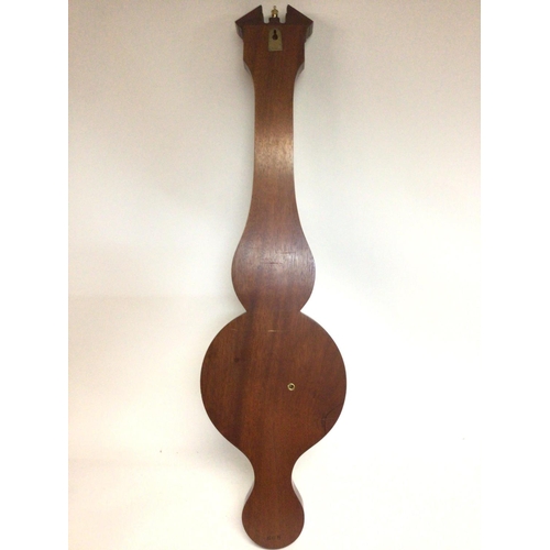 1654 - Holborn inlaid mahogany barometer , postage cat D