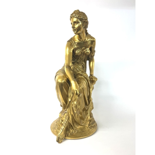 1659 - Georges Emile Henri Servant (1828-1890), a late Regency period impressive Neo Classical parcel gilt ... 