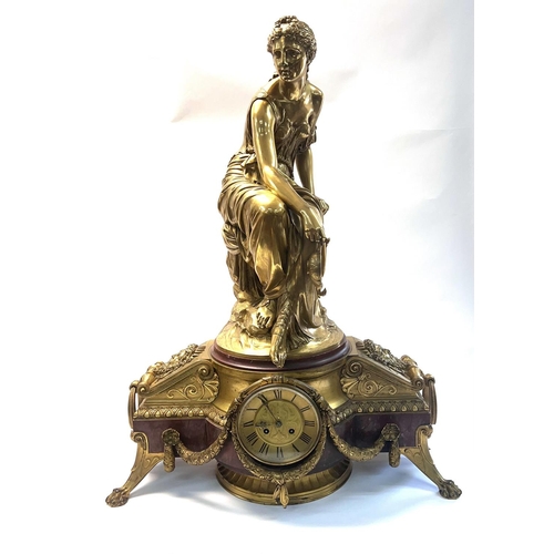 1659 - Georges Emile Henri Servant (1828-1890), a late Regency period impressive Neo Classical parcel gilt ... 