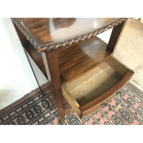 1721 - Oak Bedside cabinet , 78x36x40cm