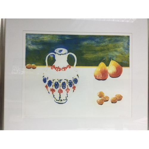 1809 - A framed and glazed limited edition Ruth O'Donnell still life print, numbered and signed by the arti... 