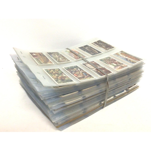 2011 - A collection of approximately 30 full sets of well presented cigarette cards including Players, Will... 