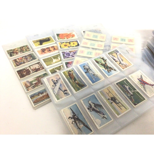 2011 - A collection of approximately 30 full sets of well presented cigarette cards including Players, Will... 