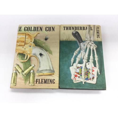 2018 - Two first edition James Bond books comprising 'Thunderball' and 'The Man With The Golden Gun'. Shipp... 