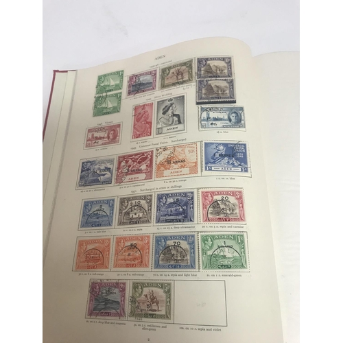 2028 - A King George Vl Commonwealth stamp collection, mainly used but with some high value mint stamps