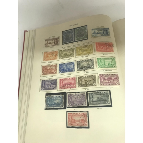 2028 - A King George Vl Commonwealth stamp collection, mainly used but with some high value mint stamps