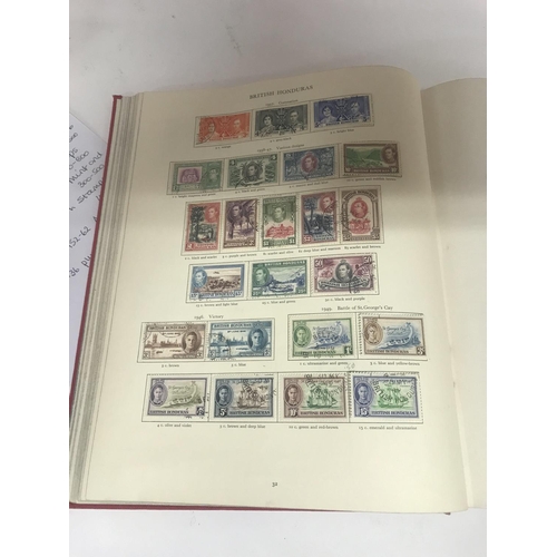 2028 - A King George Vl Commonwealth stamp collection, mainly used but with some high value mint stamps