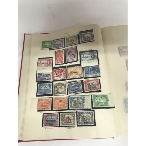 2029 - A King George Vl mint Commonwealth stamp album including many high catalogue values