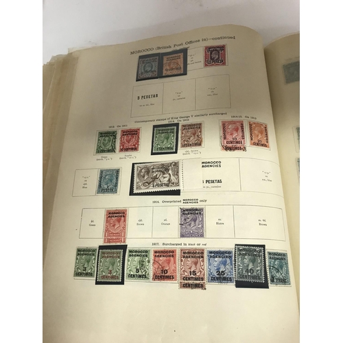 2033 - A British Empire stamp album volume 1 from 1840 to 1936 , mixed mint and used