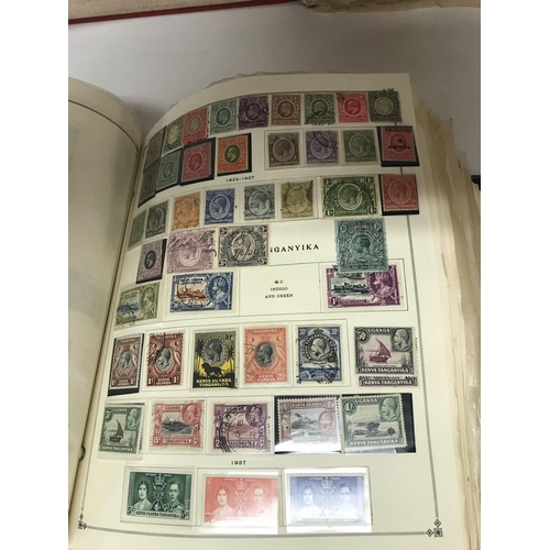 2037 - A comprehensive collection of mint and used Commonwealth stamps housed in one very large album