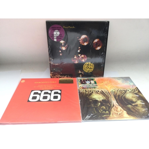 126 - Three limited edition 180g coloured vinyl LPs comprising 'Who Do We Think We Are' by Deep Purple, 'I... 