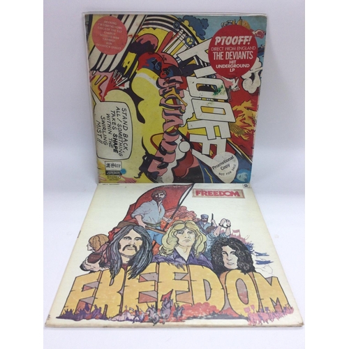 17 - Two US pressings of hard to find rock LPs comprising the self titled LP by Freedom plus a promotiona... 