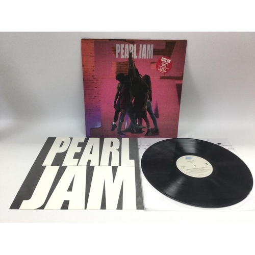 190 - An early pressing of 'Ten' by Pearl Jam. VG+.