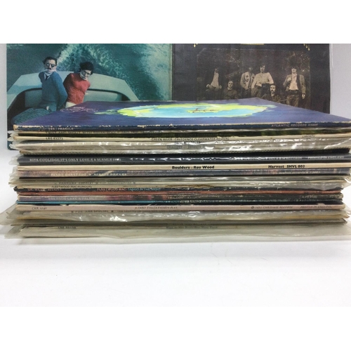 208 - A collection in two bags of LPs from the 1960s and 70s including John Lennon, Sparks, Jethro Tull an... 