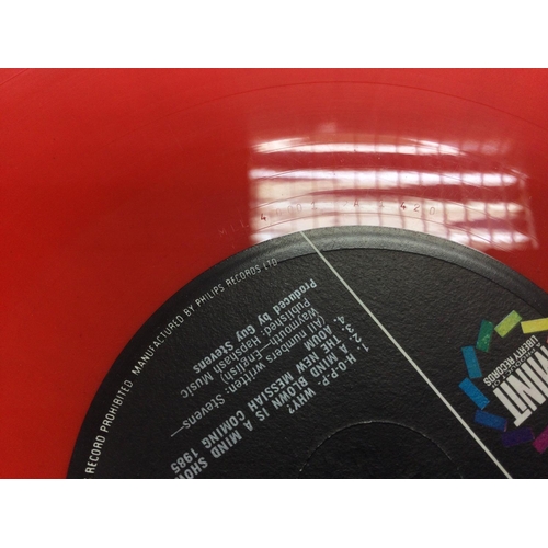 21 - A red vinyl mono pressing of the self titled 'Hapshash And The Coloured Coat' LP, MLL 40001, vinyl E... 