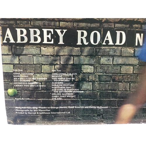 216 - Two dirst UK pressings of Beatles LPs comprising 'Abbey Road' and 'With The Beatles', both VG+.