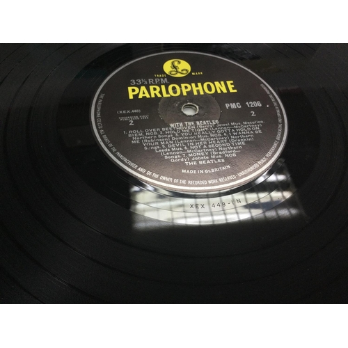 216 - Two dirst UK pressings of Beatles LPs comprising 'Abbey Road' and 'With The Beatles', both VG+.