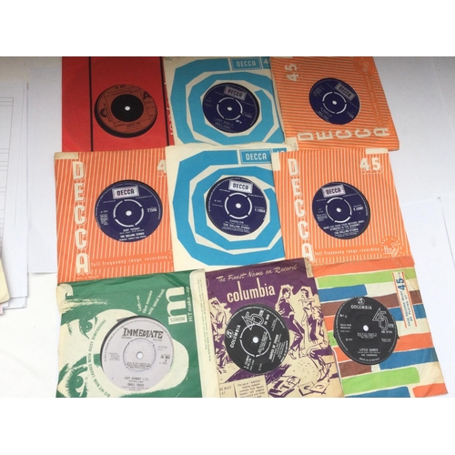 232 - A collection of 7inch singles and EPs by various artists including The Beatles, The Who, Small Faces... 