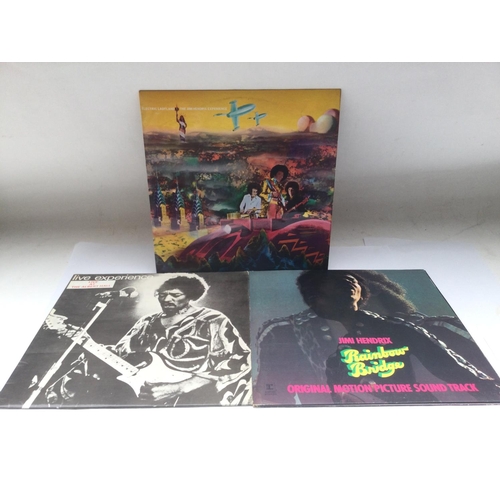 250 - Three Jimi Hendrix LPs comprising 'Electric Ladyland Part 1', 'Live Experience' and 'Rainbow Bridge'... 