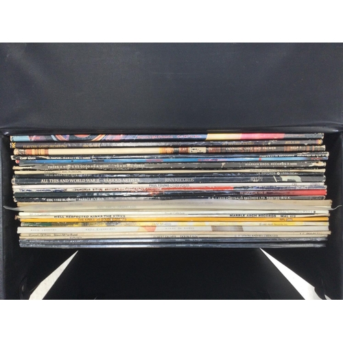 269 - Two record cases of LPs and 12inch singles by various artists including Emerson, Lake & Palmer, ELO,... 