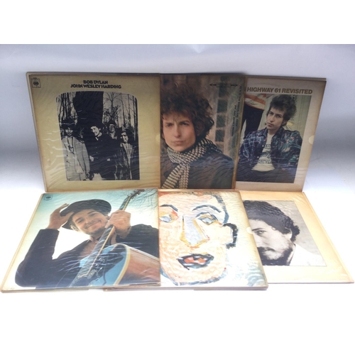 271 - Six Bob Dylan LPs comprising 'Highway 61 Revisited', 'Blonde On Blonde', 'Nashville Skyline' and oth... 