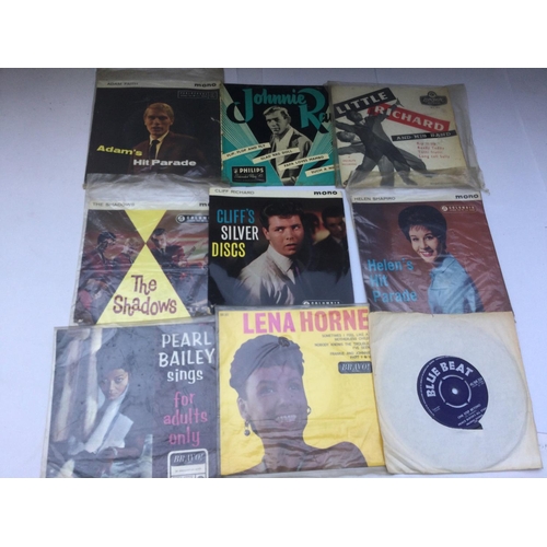 279 - A small collection of 7inch singles and EPs by various artists including a Shirelles demonstration r... 